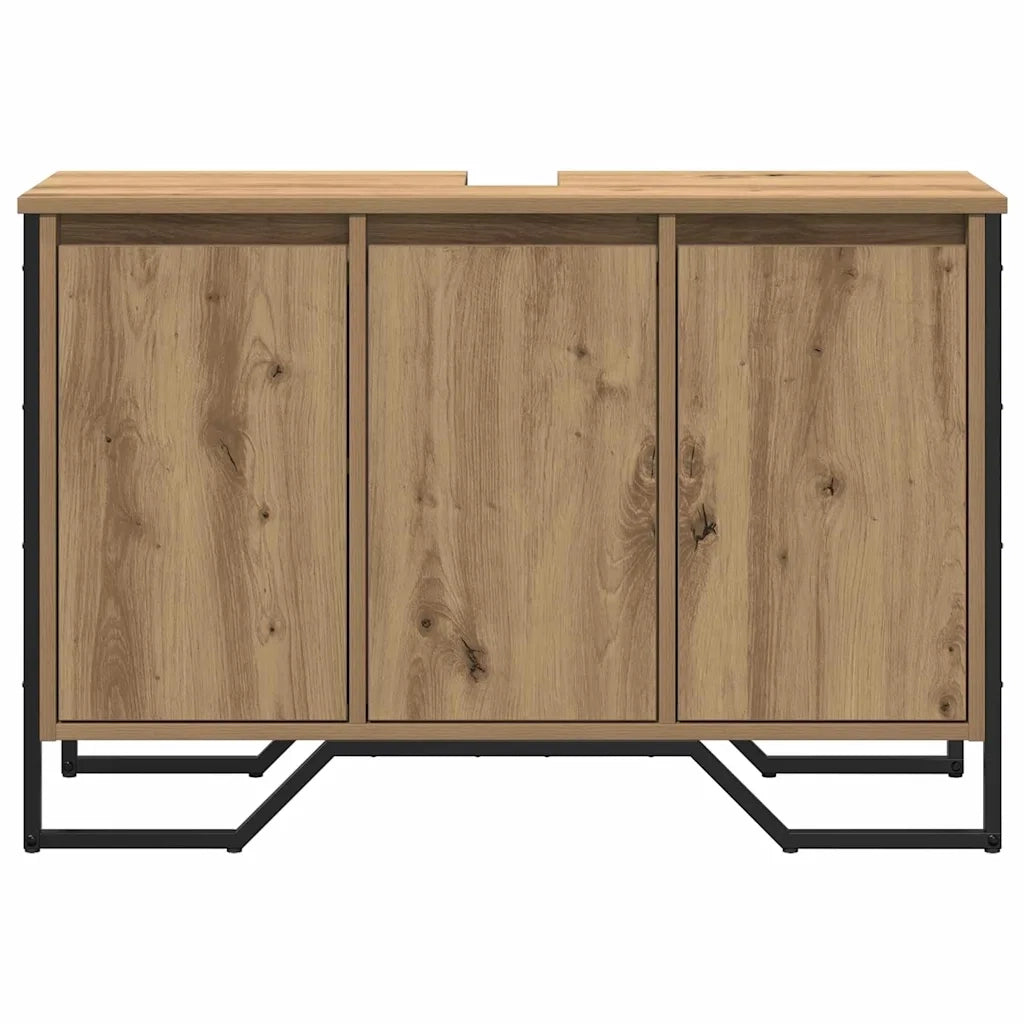 Armadio per Lavabo da Bagno Rovere artigianale 91 x 35 x 60 cm 869181