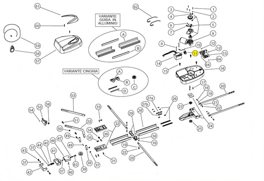 100833 PORTAFUSIBILE + FUSIBILE UTILE UNIKO RICAMBIO