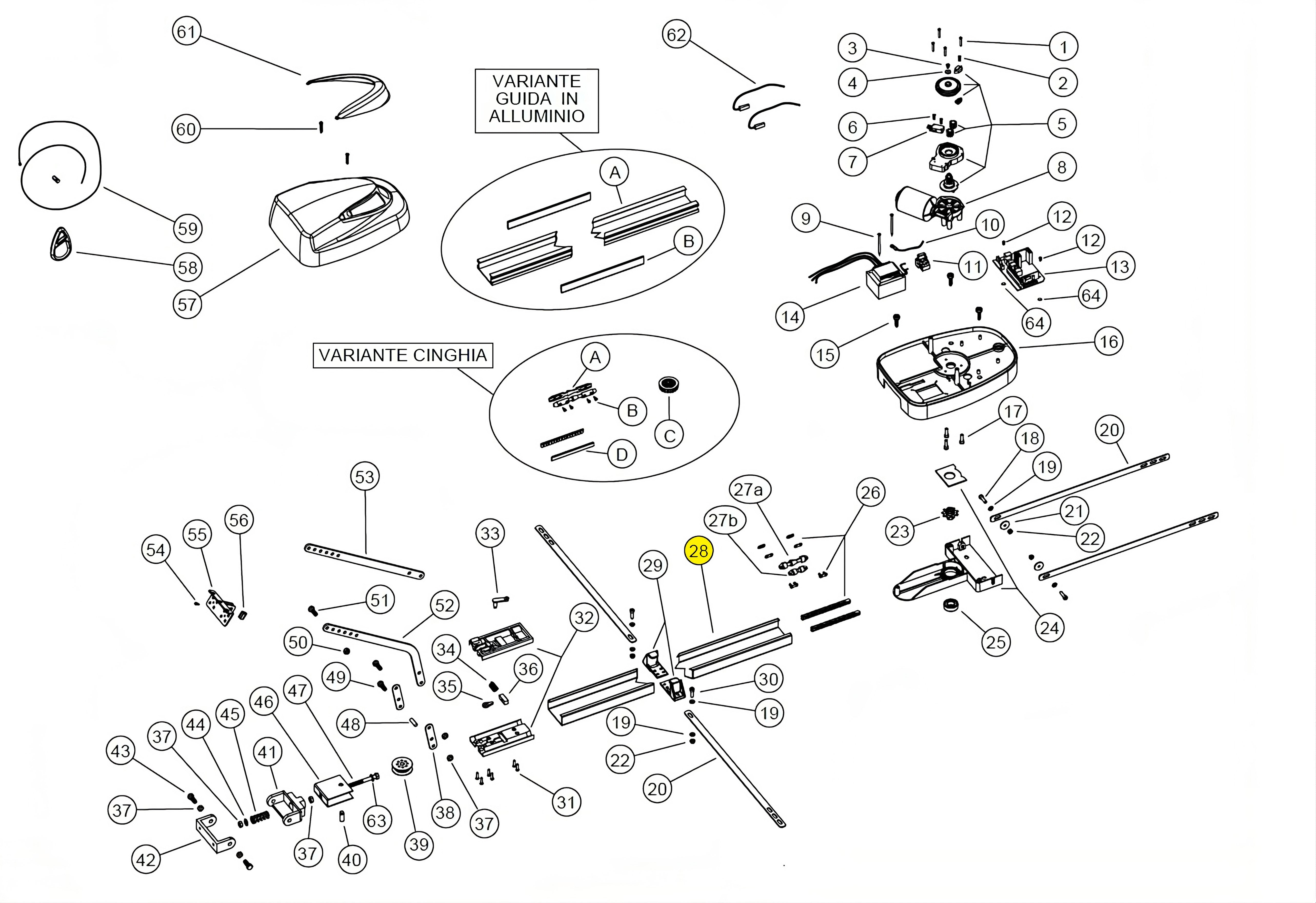 PF001 GUIDA IN FERRO MT3 UTILE UNIKO RICAMBIO