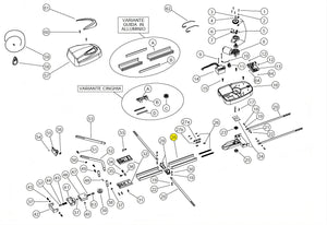 PF001 GUIDA IN FERRO MT3 UTILE UNIKO RICAMBIO