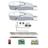 KIT ROCKET 2 MOTORI PORTA BASCULANTE CONTRAPPESO BRACCI DRITTI 230V NO SALDATURE