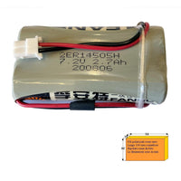 PILE IN BATTERIA LITIO 2 IN SERIE 7,2V 2,7AH PER SENSORI Securvera SH-EHRPASCDVB