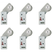 6 ROTELLI CONTATTI ALLARME A PASSAGGIO Securvera SE-RCBSRCVAPD