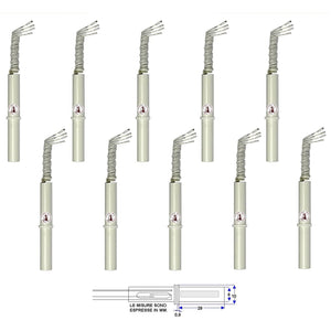 10 CONTATTI MAGNETICI DA INCASSO PER INFISSI NON FERROSI Securvera ST-415CPXSMPE