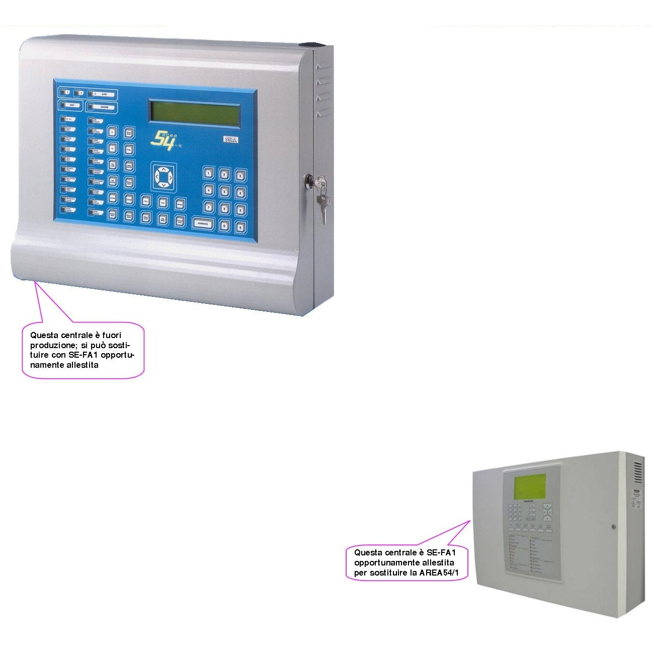 CENTRALE INDIRIZZATA 16 BIT PER IMPIANTO ANTINCENDIO Securvera SE-A54CIASBSD