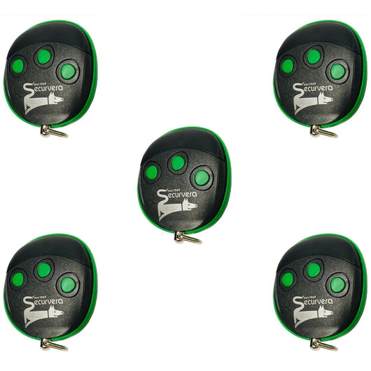 5 RADIOCOMANDI CLONATORI 3 CANALI DEFAULT Securvera SV-RAT5RCTCSA