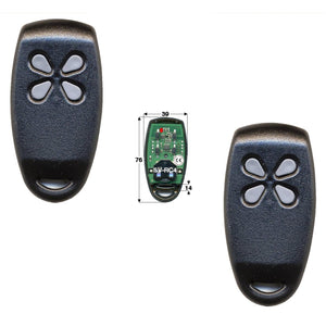 2 RADIOCOMANDI 4 CANALI 10 BIT 1024 CODICI PERSONALI Securvera SV-RC4BLSCDSA