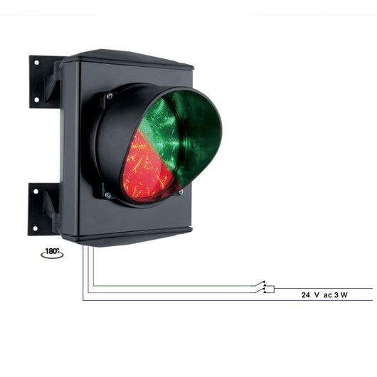 SEMAFORO SCHEDA 50 LED 25 ROSSI 25 VERDI 24Vac/dc 3W Securvera SS-SBRSBLRVGA