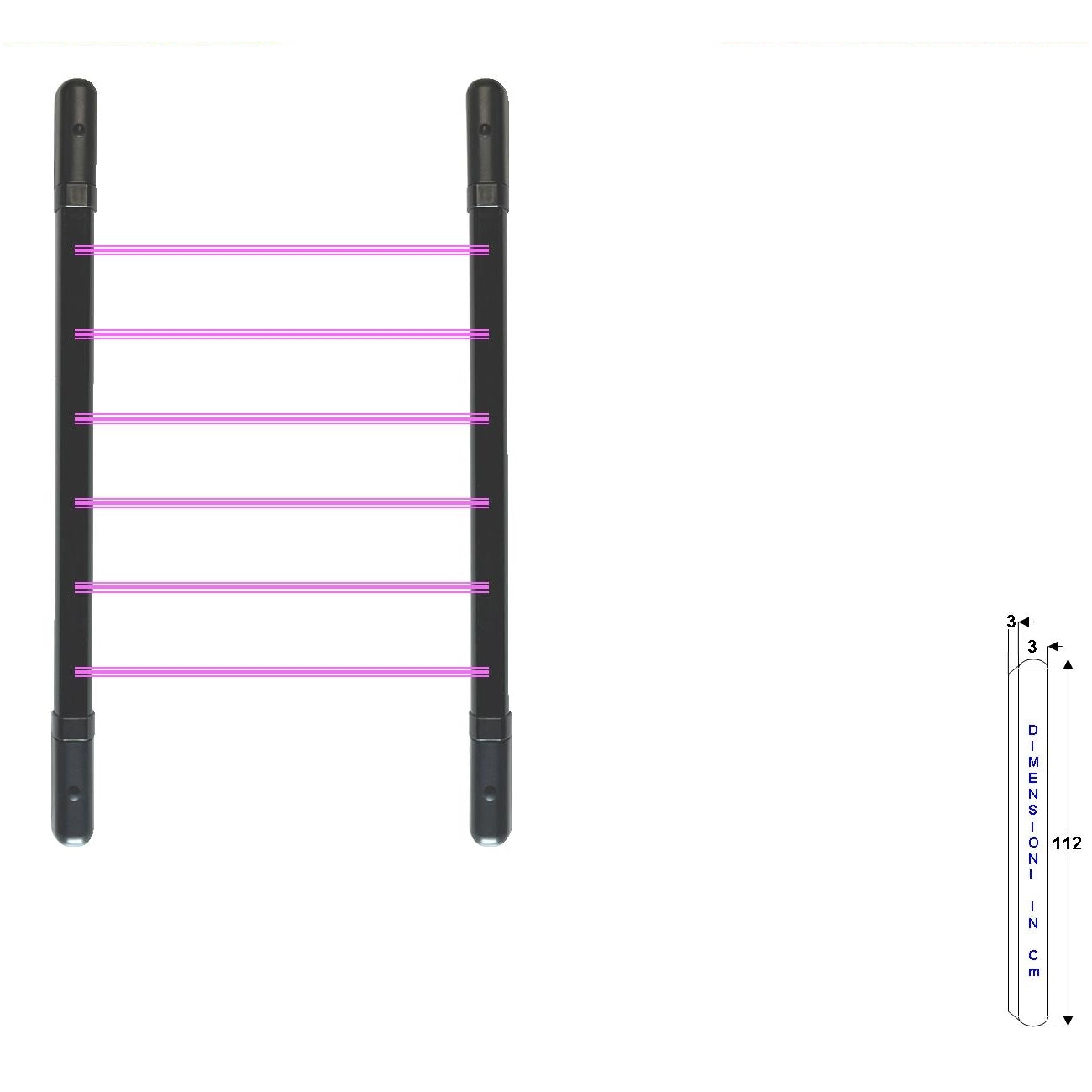 SENSORE 6 DOPPI RAGGI IR ATTIVO BARRIERA PER FINESTRA Securvera SM-BMQBFTDRTD