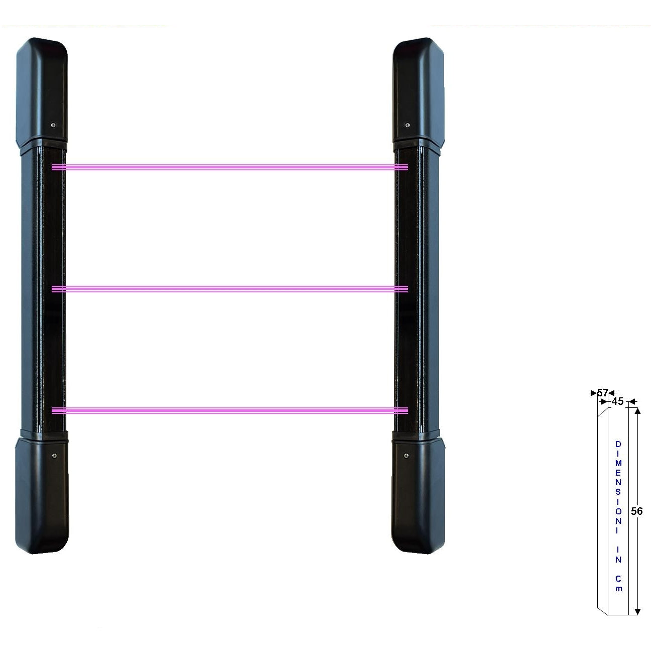 SENSORE DI ALLARME 3 DOPPI FASCI IR BARRIERA ESTERNA Securvera SD-BTEBETDFTA
