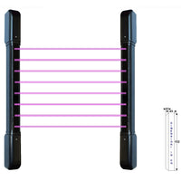 SENSORE DI ALLARME 8 DOPPI FASCI IR BARRIERA ESTERNA Securvera SD-BOEBETDFTE