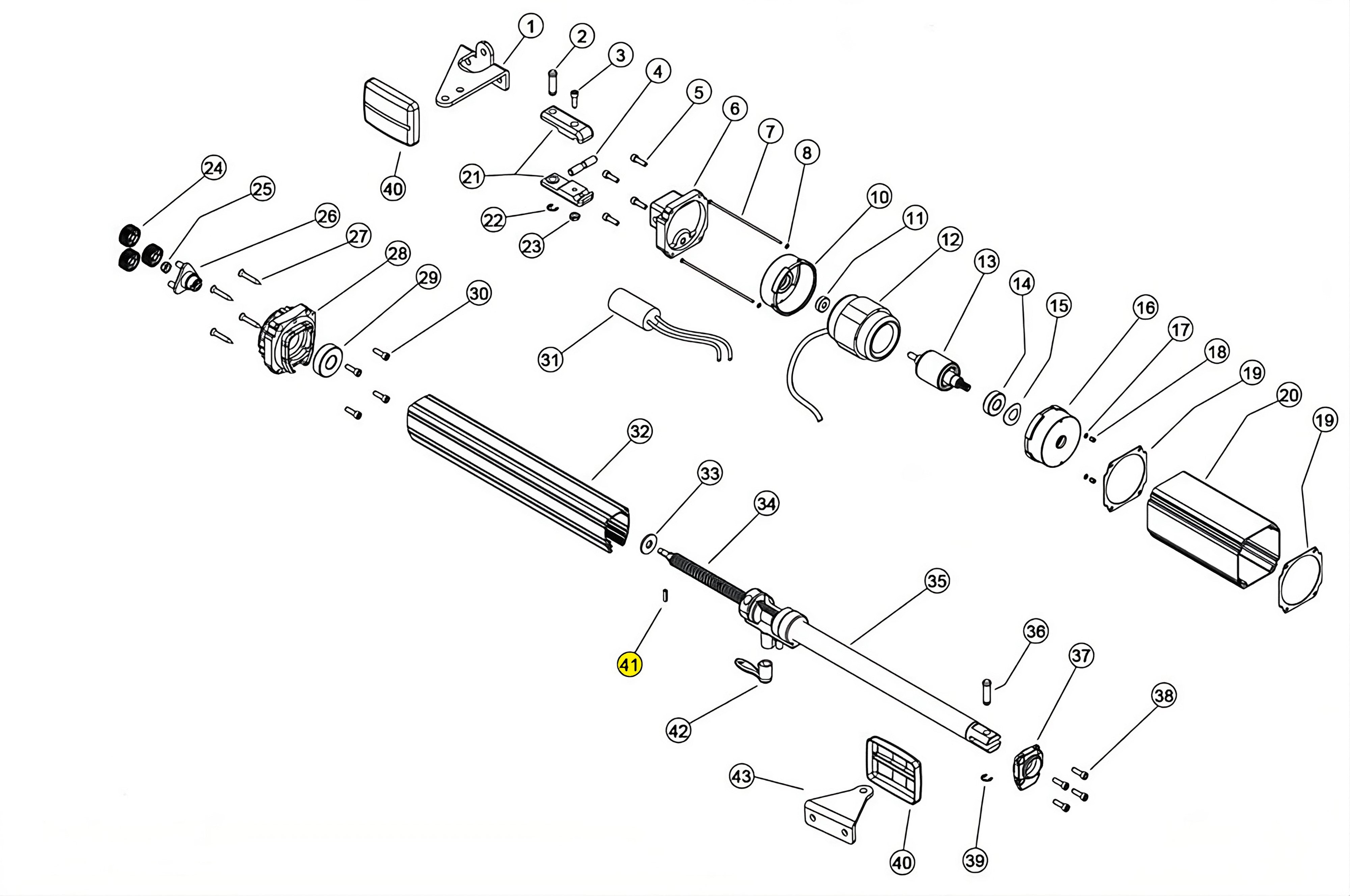 121826 SPINA ELASTICA 4X18 LINEAR 11 VH 230V RICAMBIO
