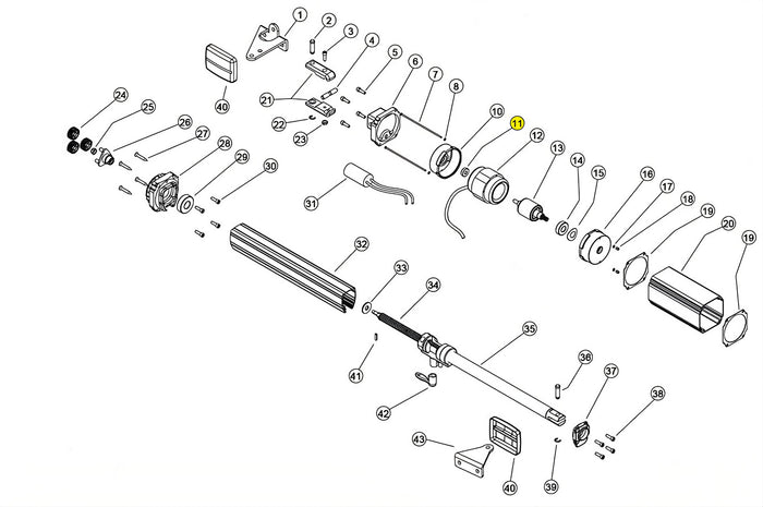 121930 CUSCINETTO 6000 ZZ KBC/SKF LINEAR 11 VH 230V RICAMBIO