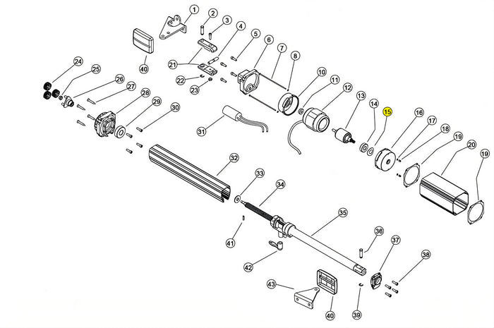 140068 ANELLO 34,5X28X0,5 COMPENSAZIONE LINEAR 11 VH 230V RICAMBIO
