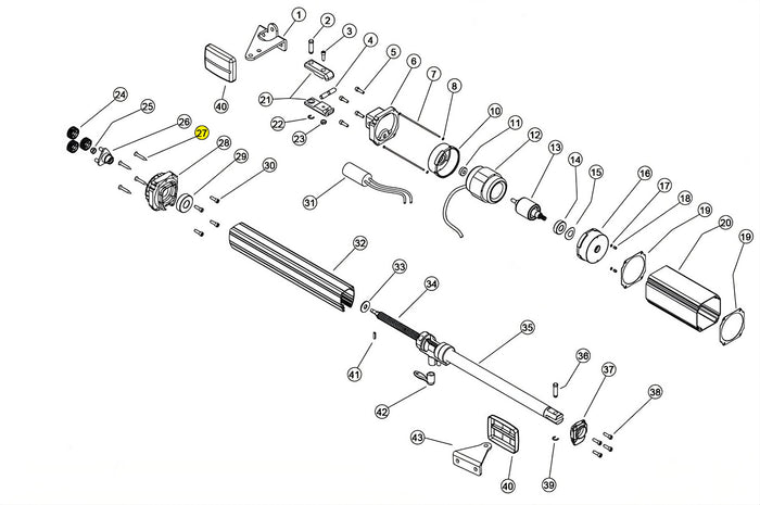140018/1 VITE AUTOFILETTANTE 6X40 TSP+ LINEAR 11 VH 230V RICAMBIO