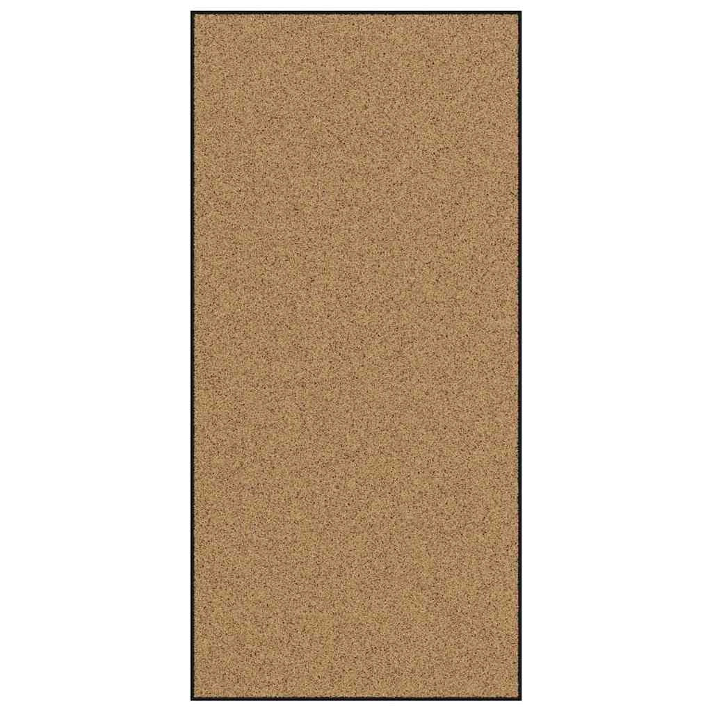 Zerbino d'ingresso moderno rettangolare 120 x 250 cm antiscivolo per interni/esterni in poliammide color crema 02_0057955