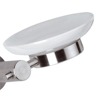 Portasapone in ceramica - serie minimal inox