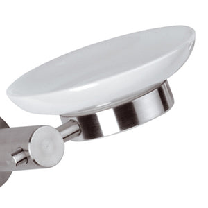 Portasapone in ceramica - serie minimal inox