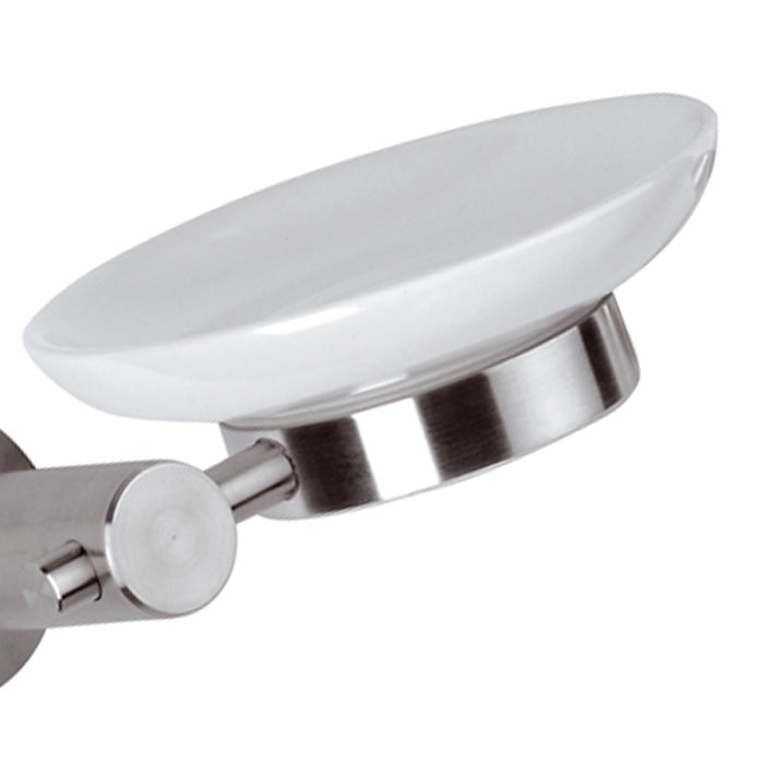 Portasapone in ceramica - serie minimal inox