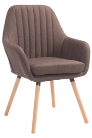 Poltroncina Florian in tessuto marrone,natura