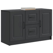 Credenza | Madia | Buffet da pranzo | Armadio da pranzo Nero 89 x 34,5 x 57 cm Legno ingegnerizzato