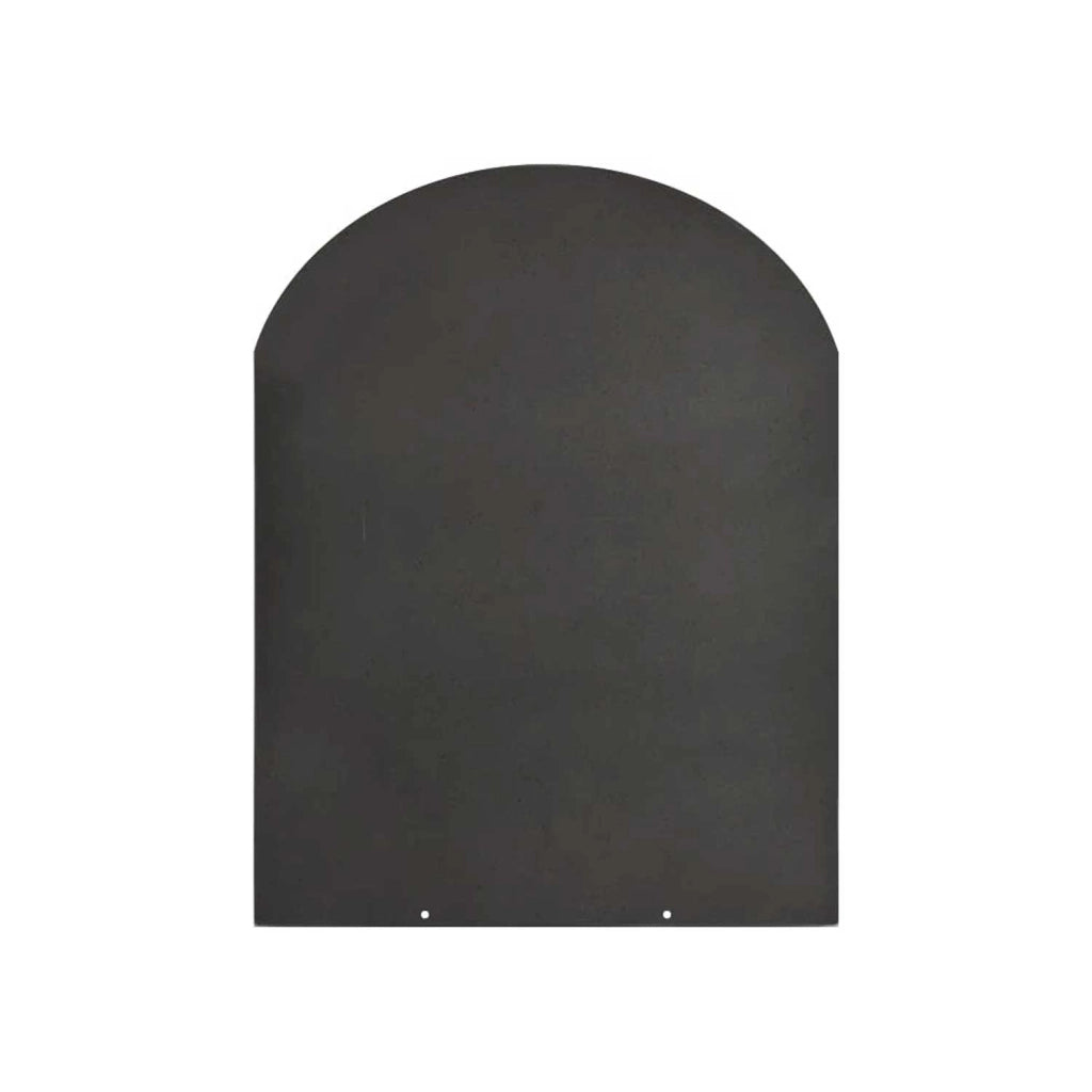 Pedana salvapavimento sotto stufa a legna e pellet in acciaio 90x80 cm