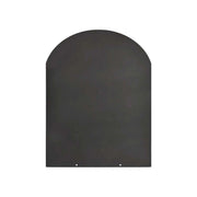 Pedana salvapavimento sotto stufa a legna e pellet in acciaio 90x80 cm
