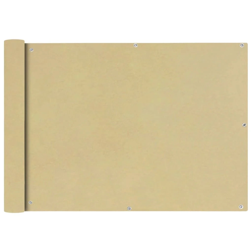 Schermo per balcone schermo per la privacy tessuto Oxford 75 x 400 cm beige 02_0010168