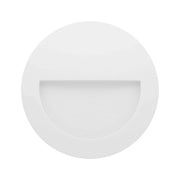 Beneito & Faure - Luce da incasso segnapasso LED Mis R Wall 3W - Segnapasso da parete rotondo IP65 Switch 2700K/3200K/4000K - Bianco