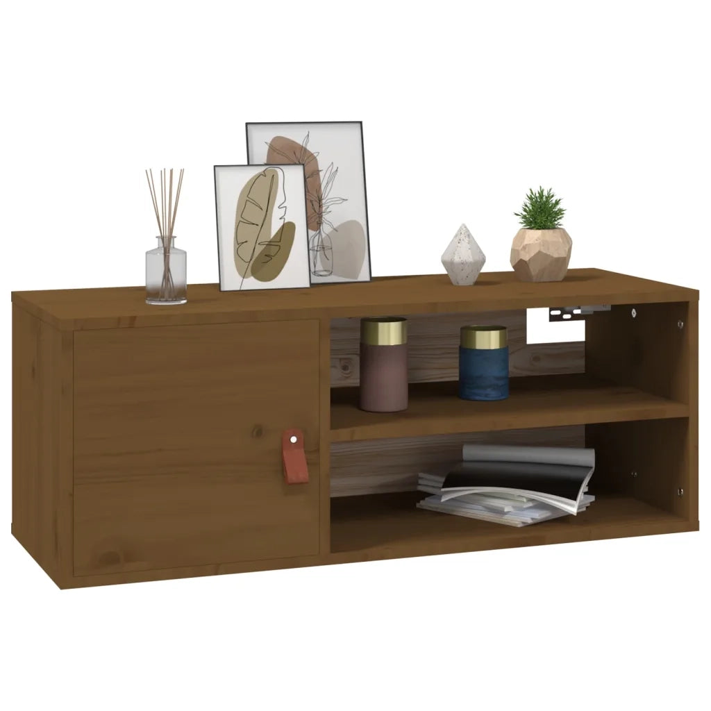 Pensile ambra 80x30x30 cm in Legno Massello di Pino 818391