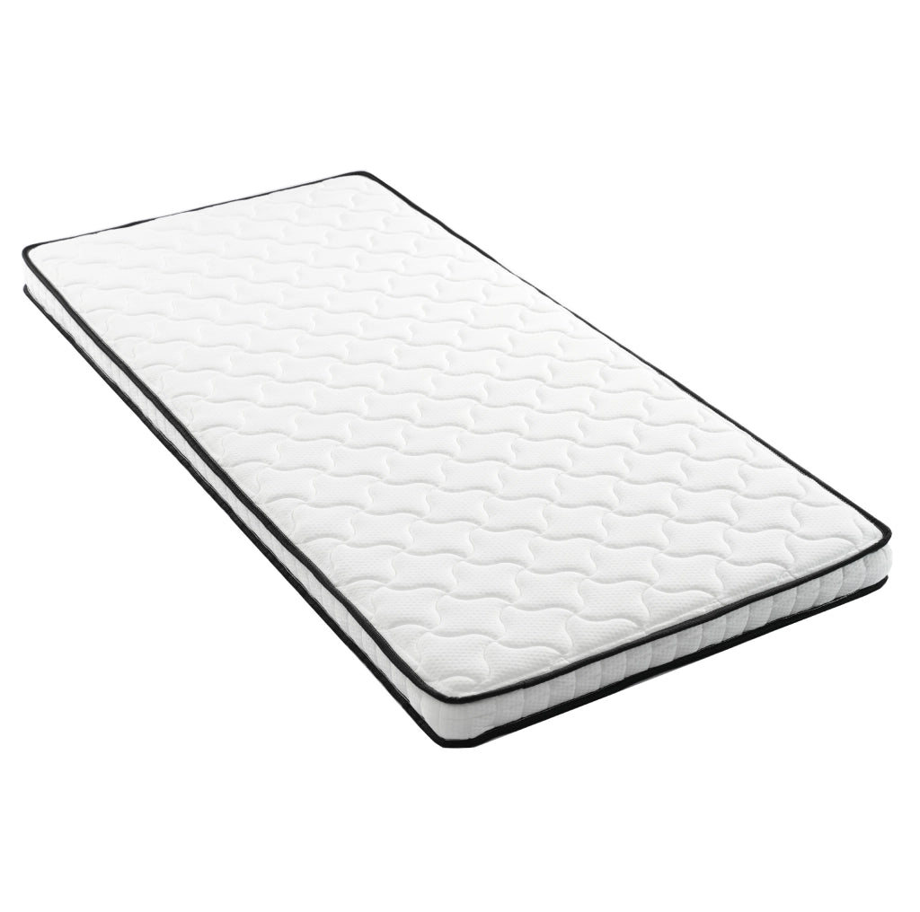Materasso a molle ergonomico 90x190 cm; spessore 12 cm; bianco