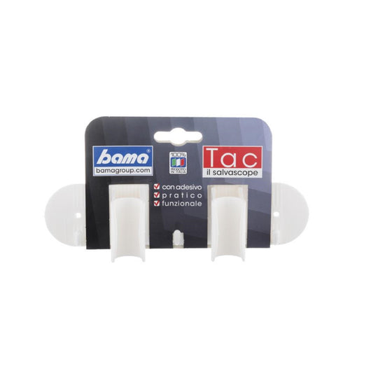 Salvascope Tac Bama appendiscope 2 posti con adesivo pratico e funzionale scopa portascopa