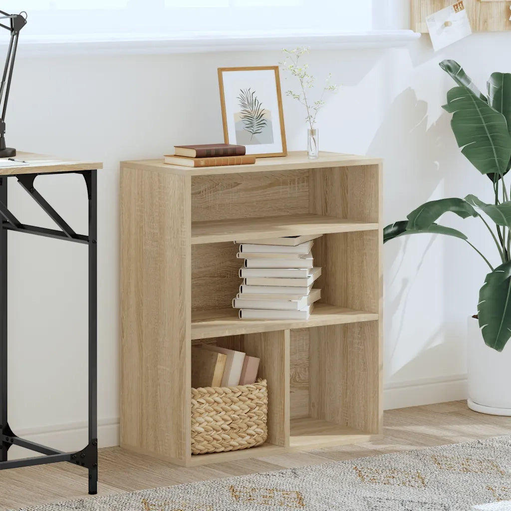Libreria Rovere Sonoma 60x30x71,5 cm in Legno Multistrato 860312