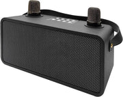 Macchina da Karaoke per Adulti e Bambini, Altoparlante Bluetooth Portatile con 2 Microfoni da Karaoke Senza Fili, Sistema PA con Regolazione dell'Eco, Supporta Bass/FM/USB/TF per Feste in Casa