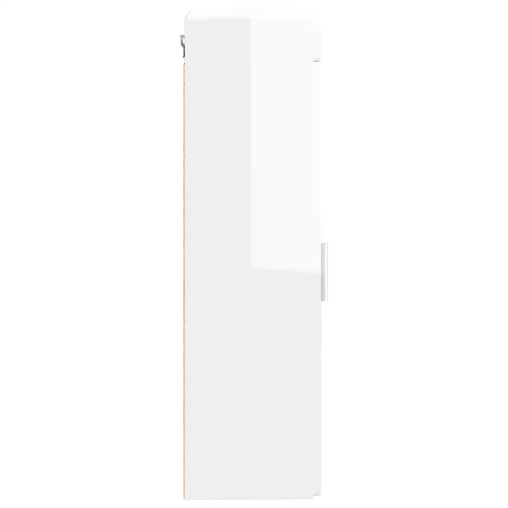 Armadio da bagno a muro TULUM Bianco Lucido 37 x 24,5 x 86 cm 880335