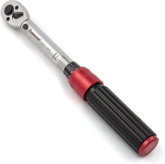 Chiave Torque 1/4 pollici per Bicicletta e Motocicletta 5-30 Nm, 90 Denti Chiave Torque, Precisione ± 3% con Scatola
