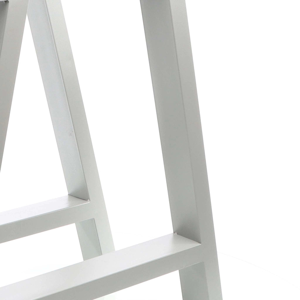 Set 2 gambe per tavolo a forma di A 70x72 cm stile industriale grigio