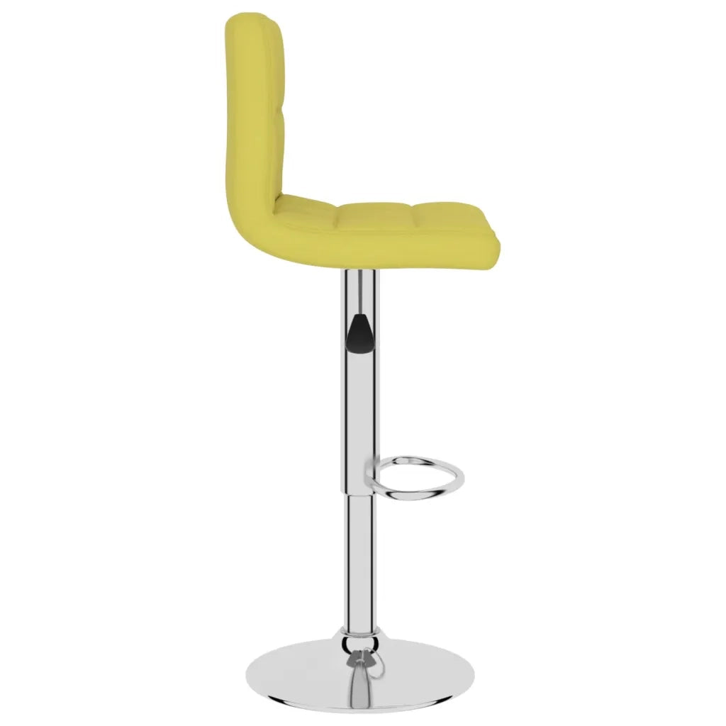 Sgabelli da Bar 2 pz Verdi in Tessuto cod mxl 65331