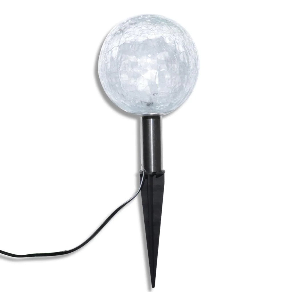 Sfera solare a LED da 3 pezzi diametro 9,5 cm lampada decorativa 2402027