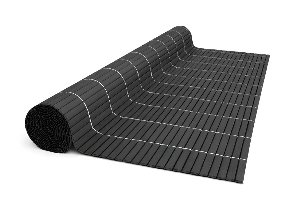 Rotolo Arella PVC Rete Recinzione Listelle Frangivista Da Esterno - 100x500 - Antracite