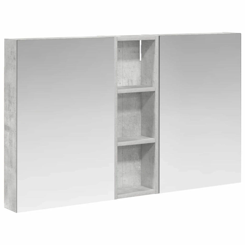Set di Armadi da Bagno con porta 3 pcs 100 x 10,5 x 60,5 cm
