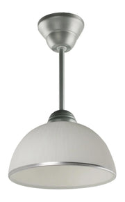 Plafoniera Lampex Cyrkonia in vetro grigio 18 cm E27