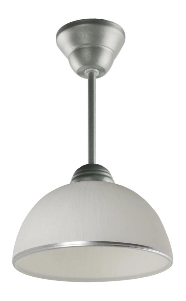 Plafoniera Lampex Cyrkonia in vetro grigio 18 cm E27