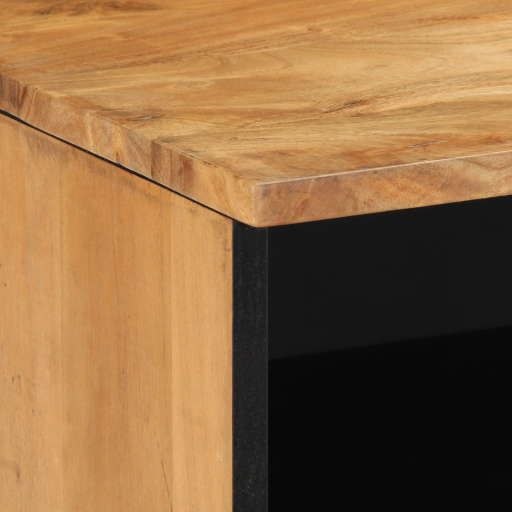 Mobile TV  100x33,5x46 cm in legno massello di acacia
