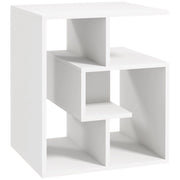 Tavolino da caff¨¨ con ripiani ¨C Zephmum ¨C Bianco 45x40x55 cm