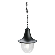 1pz applique a sospensione con catena 'marine' 60 w - cm 30 x 22 x 11 nero cod:ferx.8042620nlm