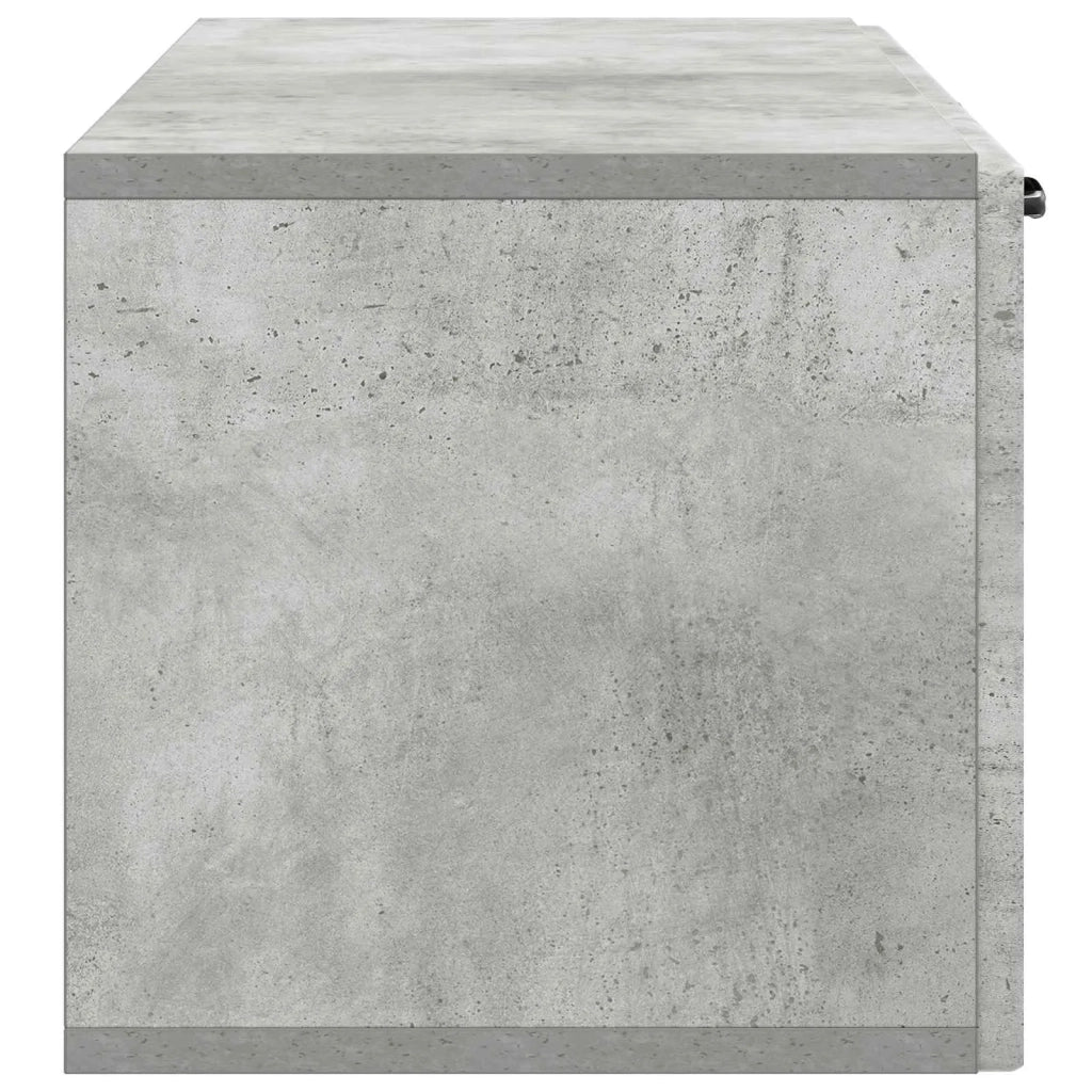 Mobile Porta TV da Muro Grigio Cemento 98 x 31 x 30 cm 899408