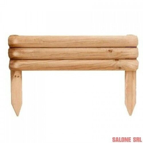RECINTO STECCATO VAMPIRO 4 PZ. PER DELIMITARE AIUOLE CM.55X15+20H IN LEGNO DI PINO IMPREGNATO