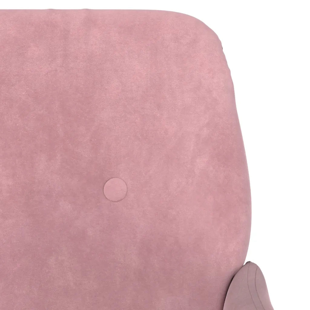 Poltrona | Sedia Relax Rosa 62x79x79 cm Velluto