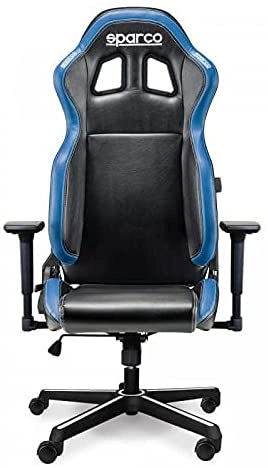 Poltrona ufficio Sparco Icon nero-azzurro